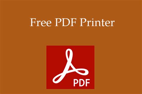 adobe pdf printer free download.